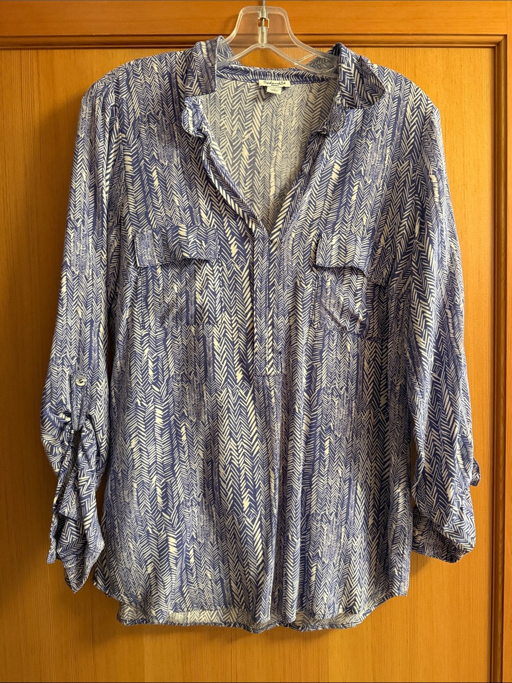 Light purple Printed Women's Blouse